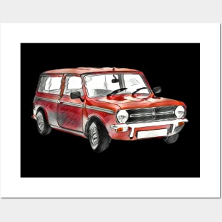 Classic MINI Cooper Clubman Version 1 Posters and Art